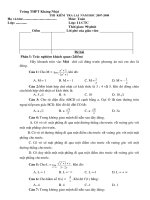 KT hoc ki II lop 11 CB