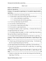 Thực trạng đa dạng hoá loại hình dịch vụ Ngân hàng tại Việt Nam