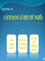 Cach mang xa hoi chu nghia