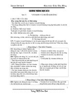 Giáo án Sinh học 8 HKII