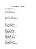 CA DAO TỤC NGỮ CHỦ ĐỀ BUÔN BÁN