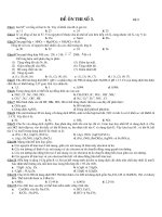 Đề thi thử  môn Hóa _đề 3(có đáp án)