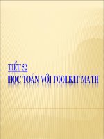 học toán với Toolkit math