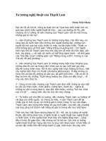 TƯ TUỞNG NGHỆ THUẬT CỦA THẠCH LAM