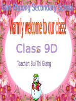 Unit 7 - write (Bài soạn thao giảng)