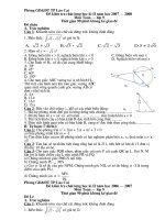 Đề thi HK II Toán 9 (2 đề)
