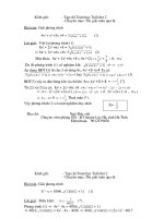 Một số bài toán về phương trình vô tỷ