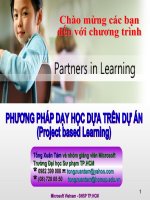 Phương phap dạy hoc dua tren du an