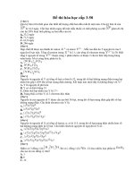 Đề thi trắc nghiệm hóa học cấp 3-50