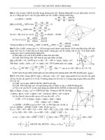 Luyện thi vào Chuyên: Phần hình học