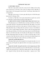 MỘT SỐ NÉT CƠ BẢN VỀ HIẾN PHÁP NHẬT BẢN NGÀY NAY