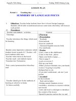 Giáo án Tiếng anh 8 HKI (2008-2009)