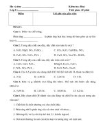 Ktra 45 phut HOA 8 ki 2