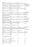 trắc nghiệm đại số tổ hợp