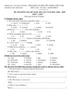 DE KIEM TRA THAM KHAO HK I 2008