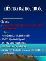 bài 7 : Các nước châu Mĩ - La tinh