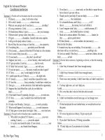 conditionals of all kinds