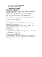 ĐÊ THI THU TÔT NGHIÊP 2009