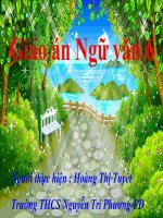 Tiết 85:Vượt Thác