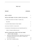 ĐIỀU KIỆN ĐỂ THỰC HIỆN THÀNH CÔNG CHIẾN LƯỢC PHÁT TRIỂN CỦA DOANH NGHIỆP ĐẾN NĂM 2020