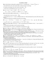 Tự luận chương II. Lớp 12 Nâng cao