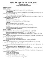 giáo án dạy ôn thi