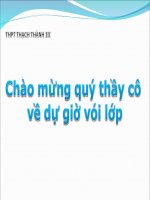 Dinh dưỡng , chuyển hoá vật chất và năng lượng ở vi sinh vật