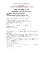 Một số đề thi THPT