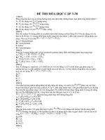 Đề thi trắc nghiệm môn hóa cấp 3-38