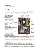 Những hư hỏng cơ bản của mainbo