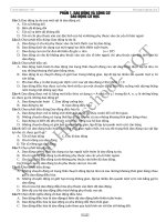 Tuyen tap cac cau Trac nghiem de thi Dai hoc