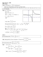 đề thi thử đH-2009(đáp án)