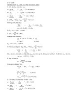HƯỚNG DẪN GIẢI CHO PHẢN ỨNG OXY HOÁ KHỬ