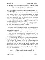 Hoàn thiện  công tác kế toán tại công ty TNHH một thành viên xi măng thanh sơn