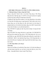 MỘT SỐ Ý KIÊN NHẰM HOÀN THIỆN CÔNG TÁC TỔ CHỨC KẾ TOÁN NGUYÊN VẬT LIỆU, CÔNG CỤ DỤNG CỤ TẠI CÔNG TY CÔNG TRÌNH VIETTEL