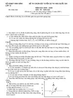 Đề thi chọn HSG 12 Tỉnh Ninh Bình