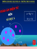 Tính chất chia hết của một tổng