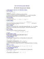 Đề thi thử ĐH khối B,D (đề 1)