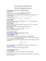 Đề thi thử ĐH khối A (đề 1)