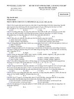 đề thi đại học 2007 - khối B