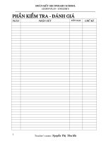 GIÁO ÁN ANH 6- TOÀN TẬP