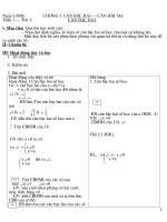 Giáo án đại số 9 - đầy đủ