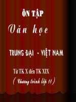 ÔN TẬP VĂN HỌC TRUNG ĐẠI - 11@