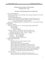 kế hoạch tháng 1-09