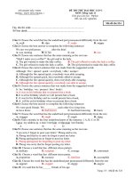 Thi thử ĐH-324+ Đáp an ( K11)
