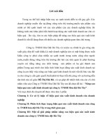 Nâng cao hiệu quả sản xuất kinh doanh tại công ty TNHH Hóa dệt Hà Tây