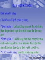 Phương pháp dạy 1 kỹ năng nghề