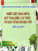 Tiết 45- Ôn tập chương III-T2