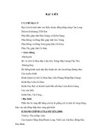 Một số thông tin về Bạc Liêu