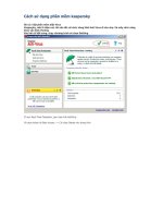 Cách sử dụng phần mềm kaspersky